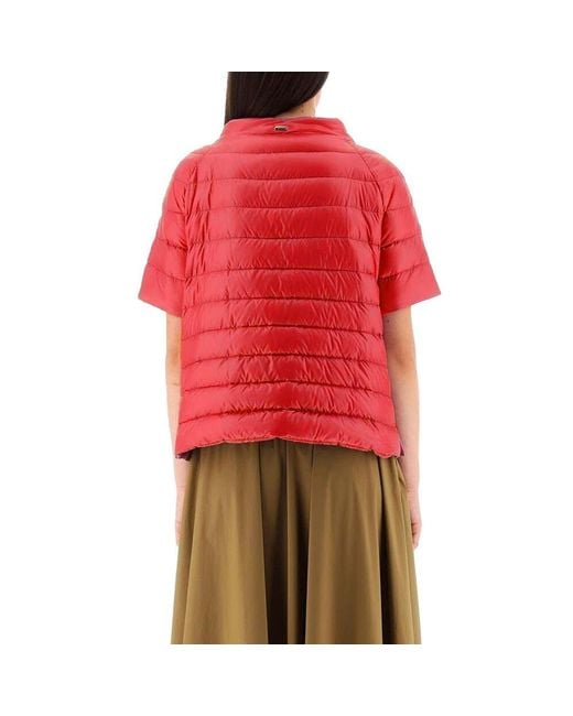 Herno Red Multicolor Polyamide Full