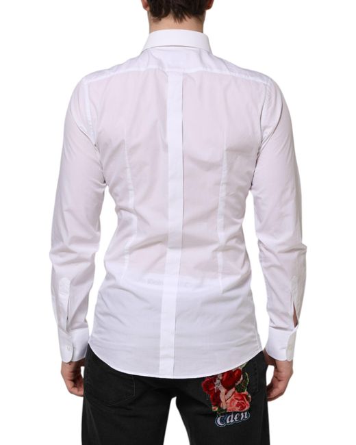 Dolce & Gabbana White Formal Shirts for men