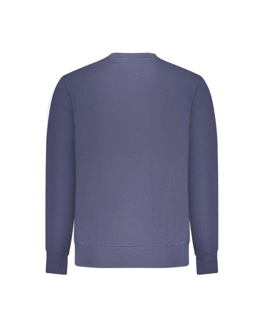 North Sails Blue Cotton Men's Sweatshirt for men