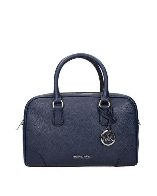 Michael Kors Blue Leather Handbag
