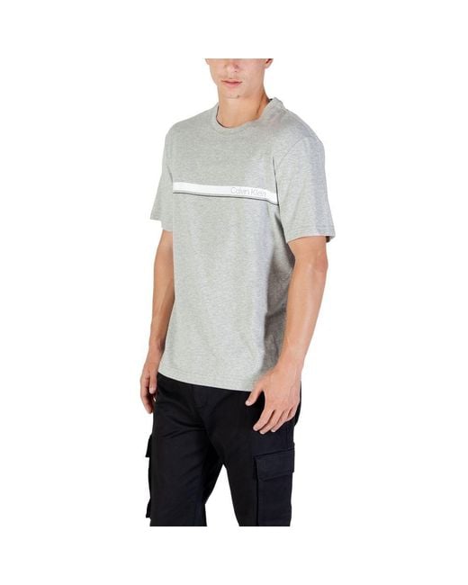 Calvin Klein Gray Cotton Sportswear for men