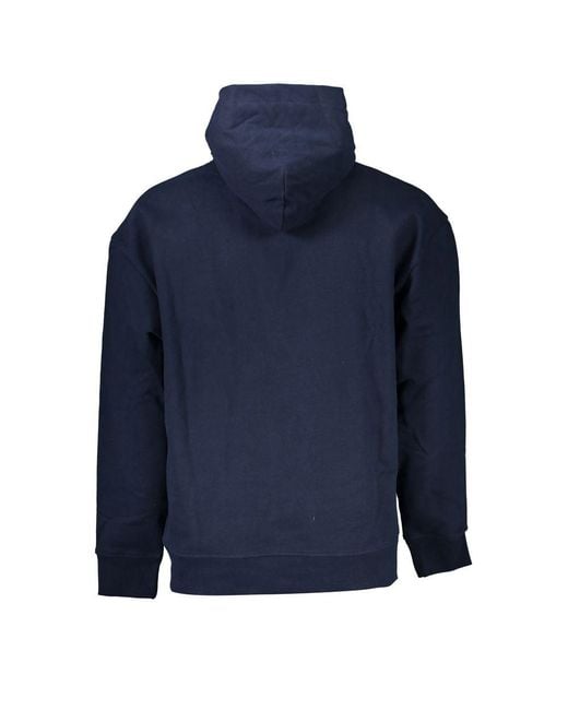 Tommy Hilfiger Blue Eco-Conscious Hooded Sweatshirt for men