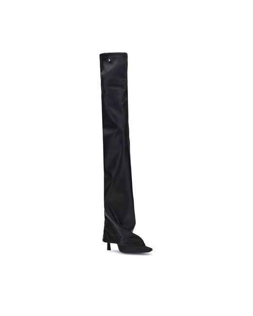The Attico Black Robin Boots