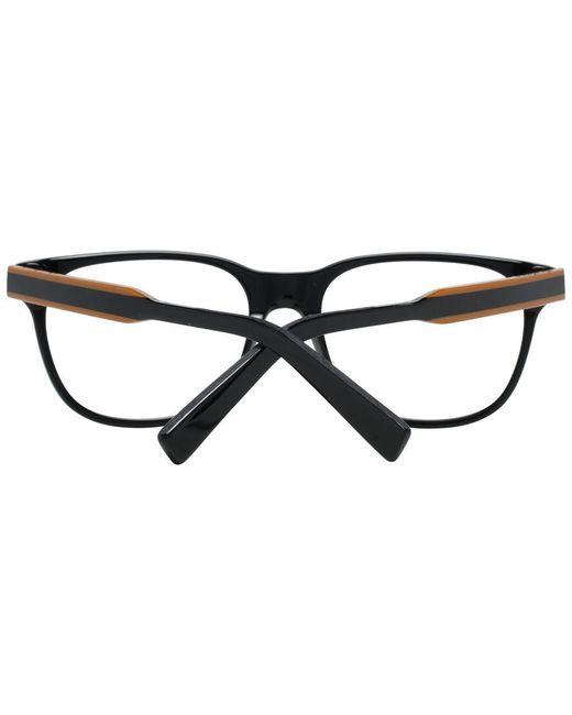 Zegna Black Plastic Glasses (Frames) for men