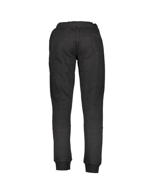 La Martina Black Cotton Men's Sweatpants for men