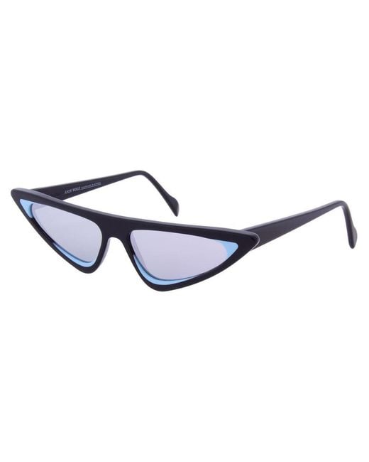 Andy Wolf Blue Black Acetate Sunglasses