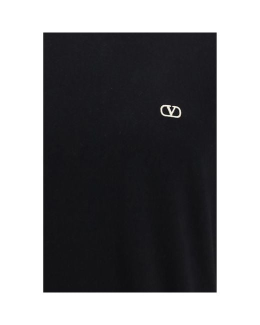 Valentino Black Cotton T for men