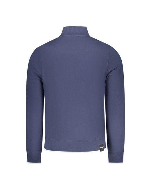 Accademia Militare Blue Cotton Men Sweatshirt for men
