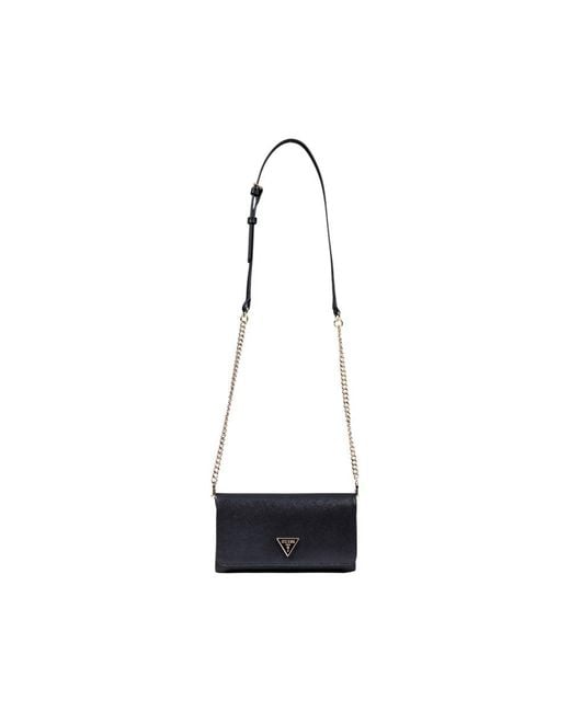 Guess Black Polyethylene Clutch Bag