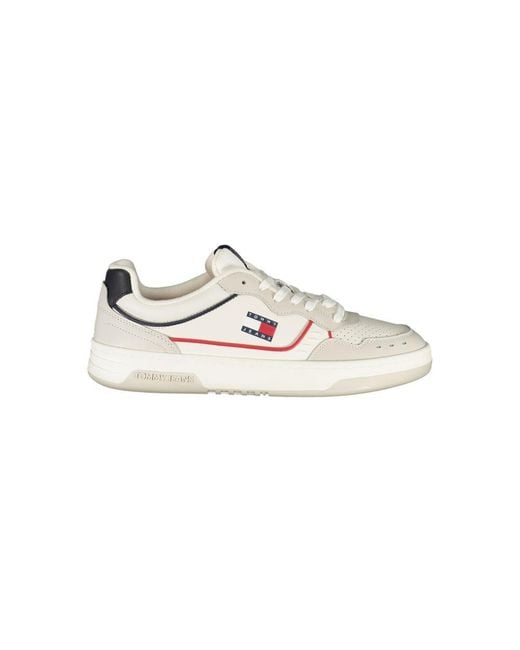 Tommy Hilfiger White Leather Sneaker for men
