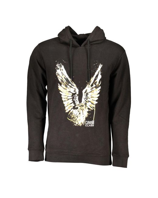 Roberto Cavalli Gray Cotton Sweater for men