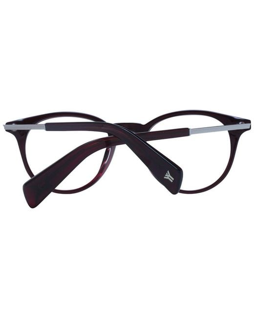 Yohji Yamamoto Black Red Acetate Glasses (frames)