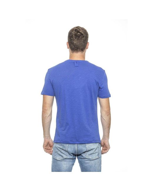 Billionaire Italian Couture Light Blue Cotton T for men