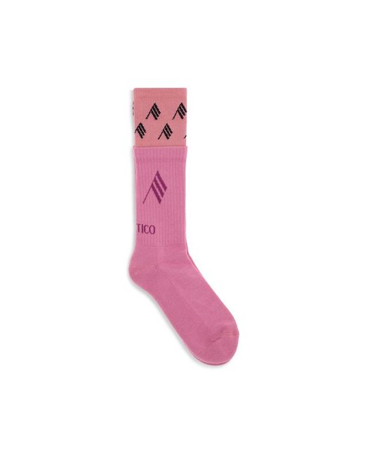 The Attico Pink Multicolor Cotton Socks