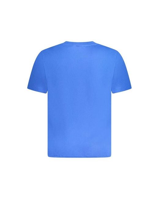 North Sails Blue Cotton T-Shirt for men
