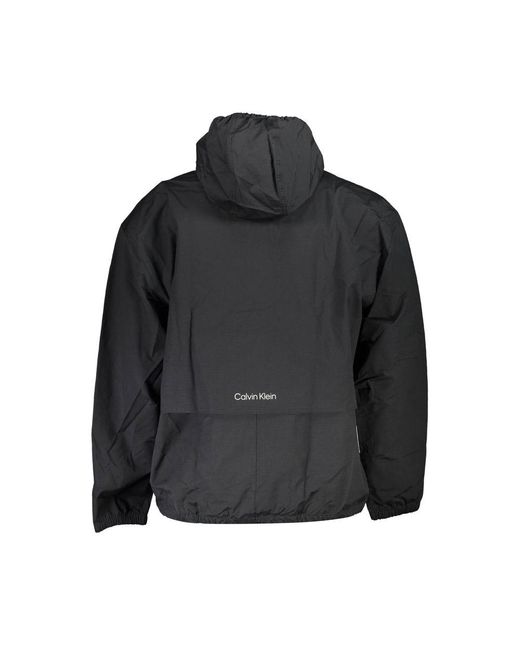 Calvin Klein Black Cotton Jacket for men