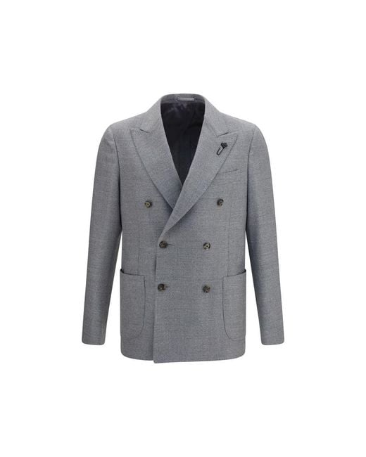 Lardini Gray Wool Oves Aries Full for men