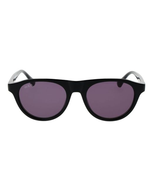 Web Black Plastic Sunglasses for men