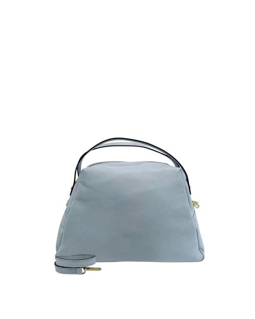Baldinini Blue Leather Bag