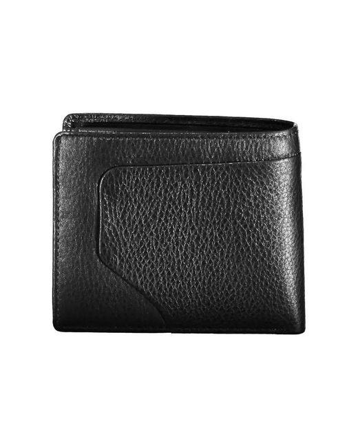Piquadro Black Leather Wallet for men