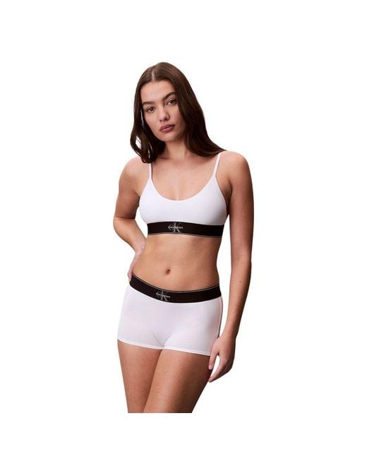 Calvin Klein Natural White Polyester Bra
