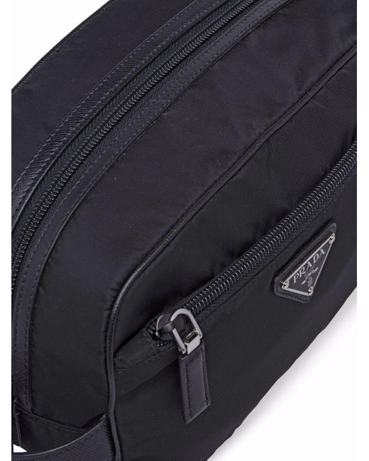 Prada Black Re-nylon Wash Bag - U Nero for men