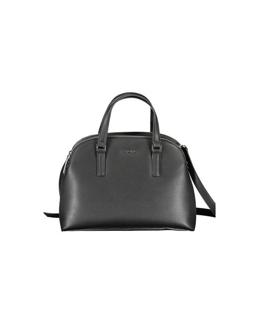 Calvin Klein Black Polyester Handbag