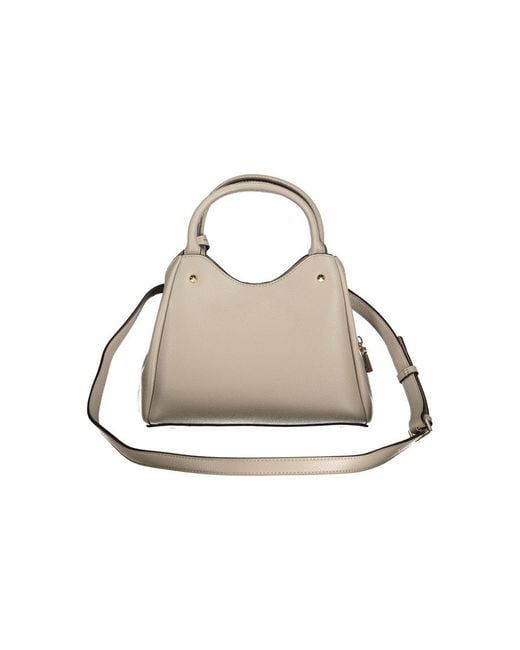 Guess Gray Grigio Poliuretano Handbag
