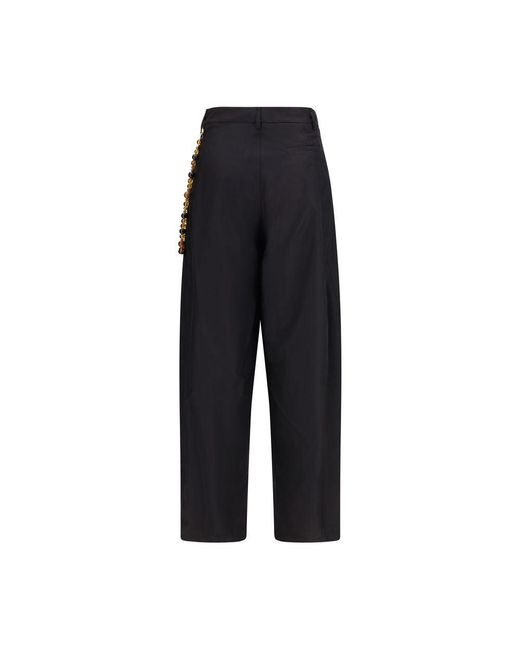 DARKPARK Black Cotton Casual Pants