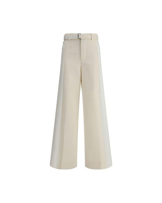 Sacai Natural Suiting X Denim Pants