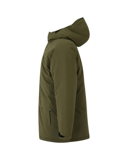 Fila Green Polyester Parka for men