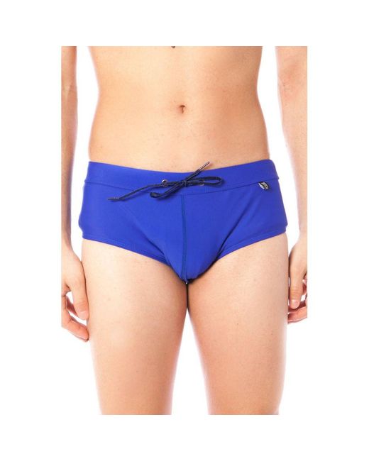 Datch Blue Elastane Swimwear for men