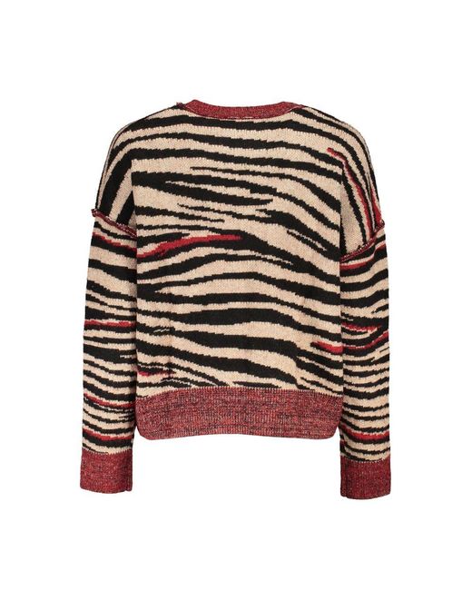 Desigual Black Eclectic Chic Turtleneck Sweater