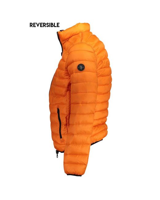 U.S. POLO ASSN. Orange Nylon Jacket for men