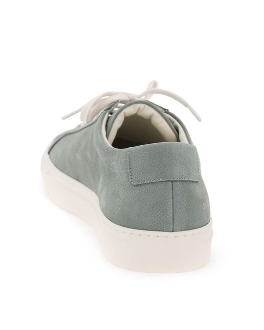 Common Projects Green Original Achilles Leather Sneakers