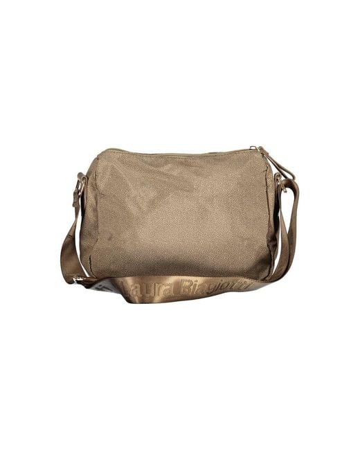 Laura Biagiotti Natural Beige Polyester Handbag