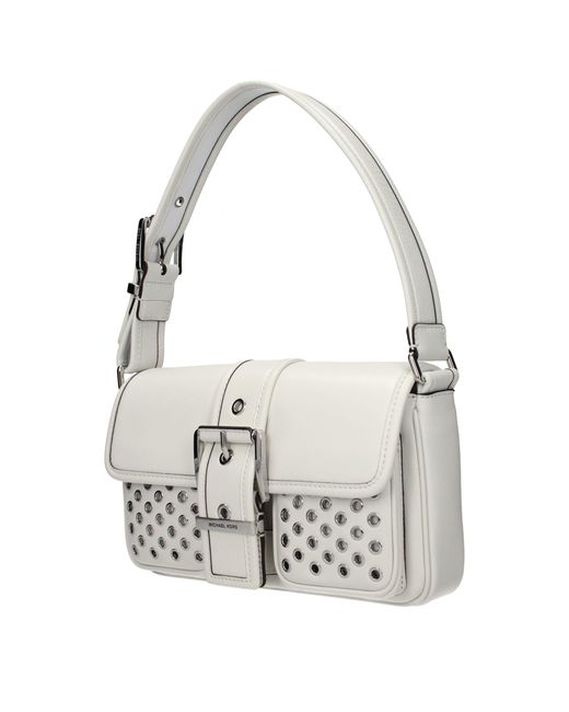 Michael Kors Metallic Colby Shoulder Bag Leather/Optical
