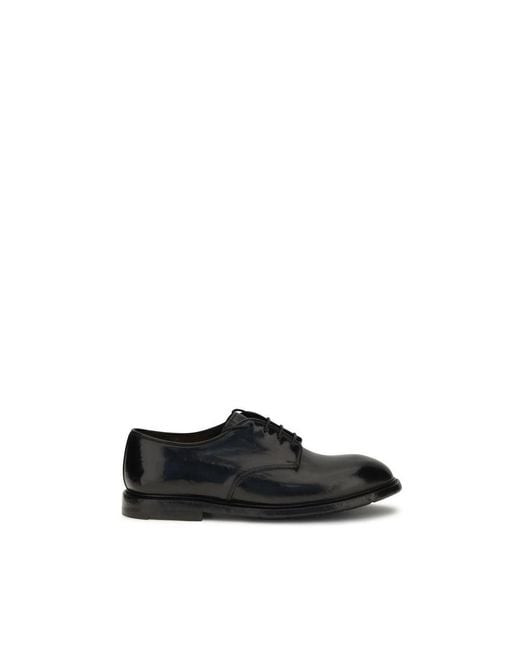 Premiata Black Calf Leather Bos Taurus Oxfords And Derbies for men