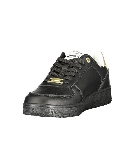 Gas Brown Black Polyurethane Sneaker