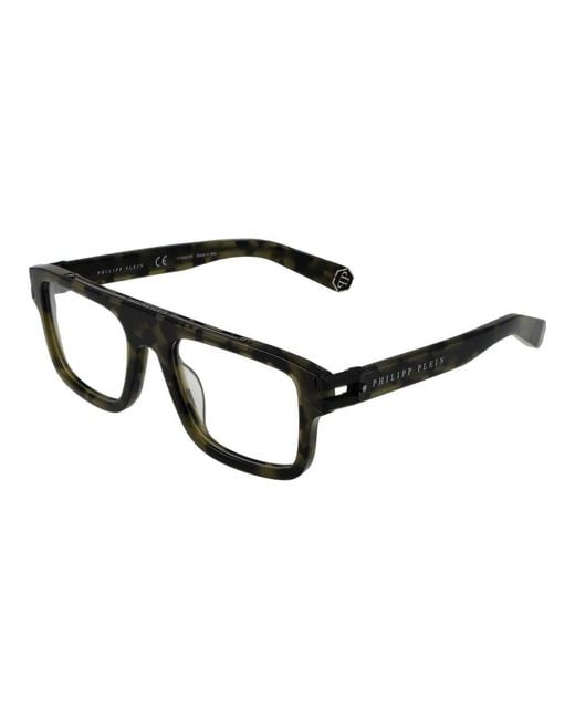 Philipp Plein Black Green Men Glasses Frame for men