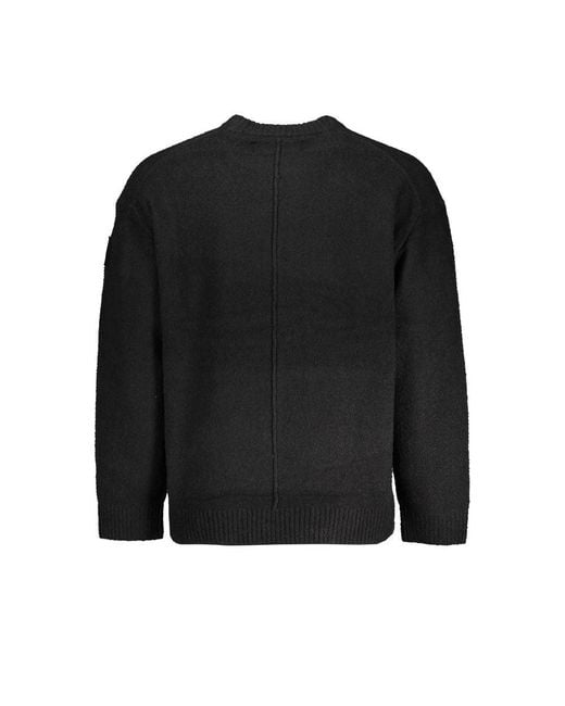 Calvin Klein Black Cotton Sweater for men