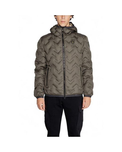 Blauer Gray Green Polyethylene Jacket for men
