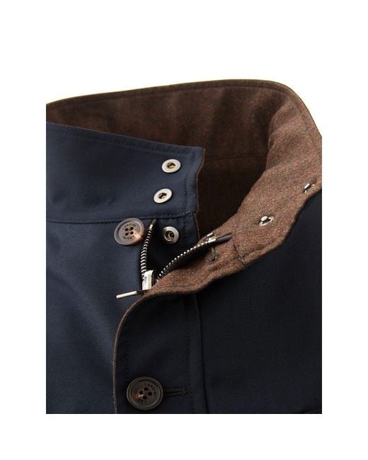 Lardini Blue Wool Jacket for men