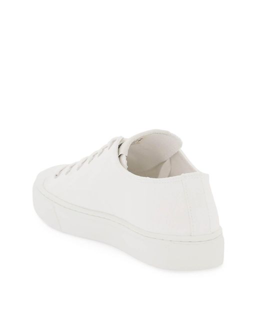 Vivienne Westwood White Plimsoll Low Top 2.0 Sneakers