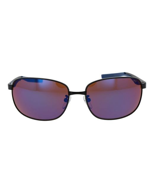 Fila Blue Stainless Steel Sunglasses for men