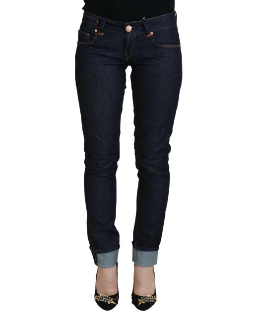 Acht Blue Chic Low Waist Skinny Denim