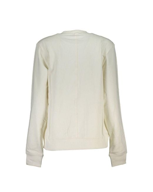 North Sails White Cotton Sweater