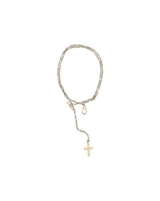 Khaite Metallic Gold Brass Keychain