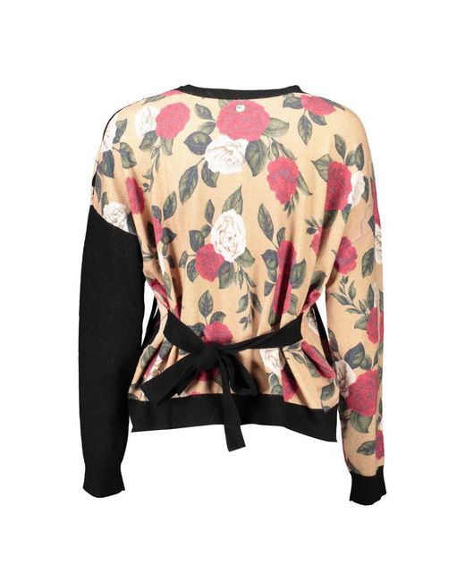 Blugirl Blumarine Black Cotton Sweater