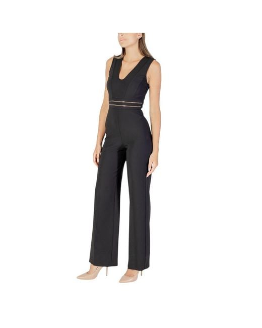Rinascimento Black Polyester Jumpsuit